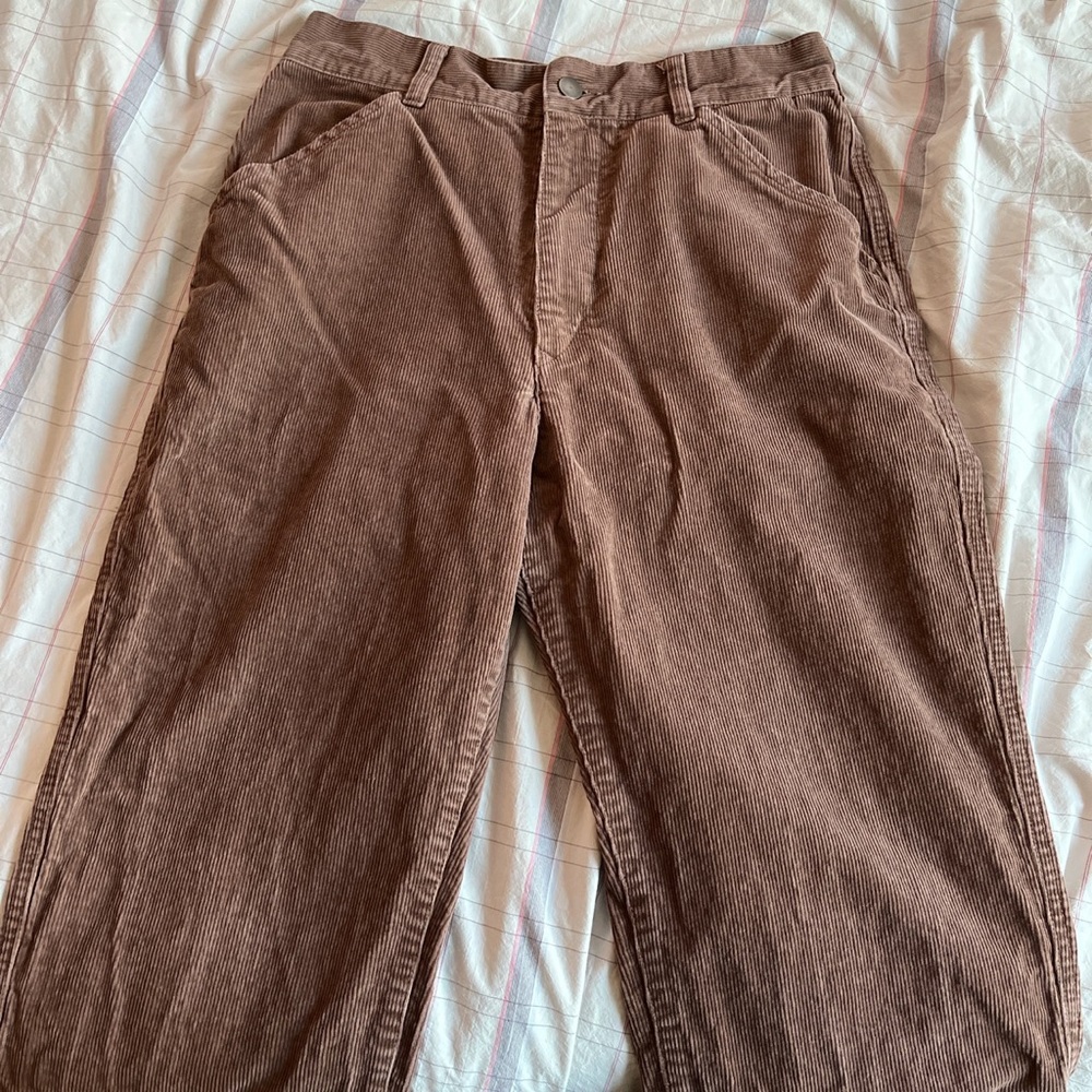 Brown corduroy pants